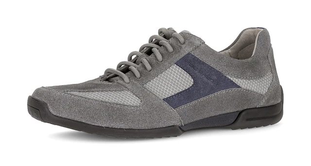 Pius Gabor Sneaker , Freizeitschuh, Halbschuh, Schnürschuh mit Kontrastbesatz, G-Weite