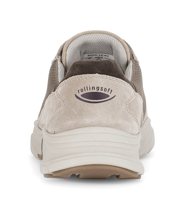 Gabor Slip-On Sneaker , Freizeitschuh, Slipper mit Kontrastbesatz an der Ferse, G-Weite
