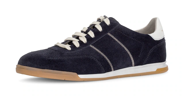 Pius Gabor Sneaker , Freizeitschuh, Komfortschuh, Schnürschuh mit Kontrastnähten, G-Weite