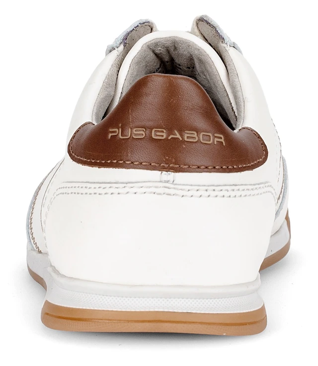 Pius Gabor Sneaker , Freizeitschuh, Komfortschuh, Schnürschuh mit Kontrastnähten, G-Weite
