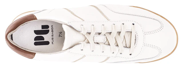 Pius Gabor Sneaker , Freizeitschuh, Komfortschuh, Schnürschuh mit Kontrastnähten, G-Weite