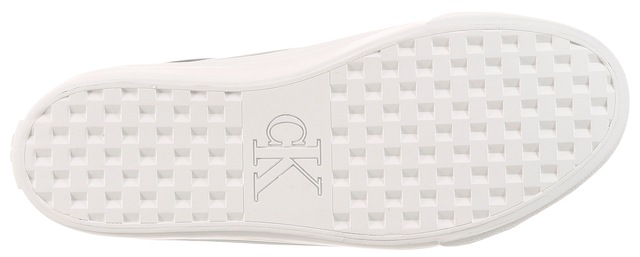 Calvin Klein Plateausneaker »VULC FLATFORM LACEUP LOW LTH« Schnürschuh, Halbschuh, Freizeitschuh mit seitlichem Logoschriftzug