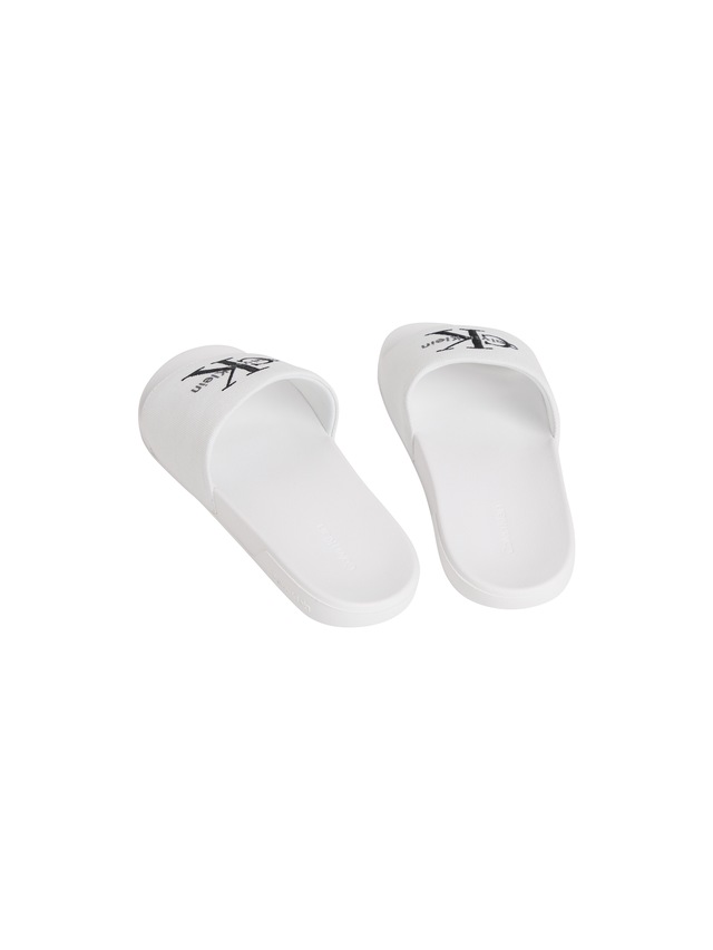 Calvin Klein Pantolette »ESS SLIDE CV WN« Sommerschuh, Poolslides, Pantolette, Strandschuh mit Logoschriftzug