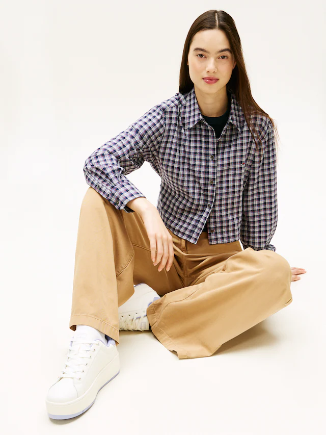 Tommy Jeans Plateausneaker »TJW FLATFORM ESS MU« , Freizeitschuh, Halbschuh, Schnürschuh mit Kontrastbesatz