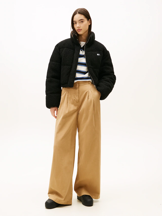Tommy Jeans Plateausneaker »TJW FLATFORM ESS MU« , Freizeitschuh, Halbschuh, Schnürschuh mit Kontrastbesatz