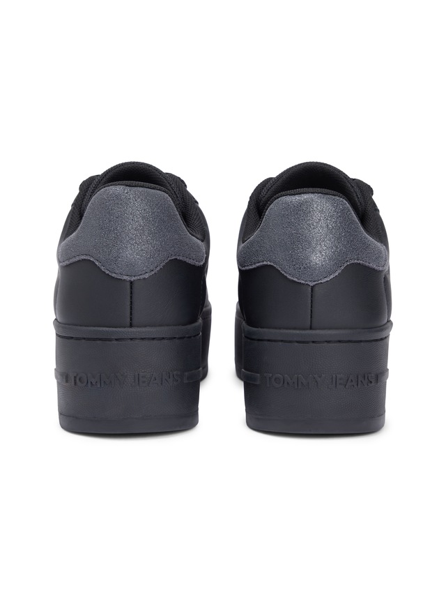 Tommy Jeans Plateausneaker »TJW FLATFORM ESS MU« , Freizeitschuh, Halbschuh, Schnürschuh mit Kontrastbesatz