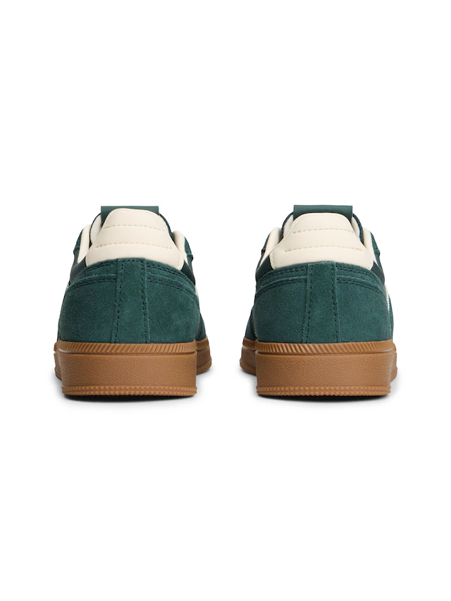 Tommy Jeans Plateausneaker »THE GREENWICH EDGE SUEDE« Freizeitschuh, Halbschuh, Schnürschuh mit gepolstertem Schaftrand
