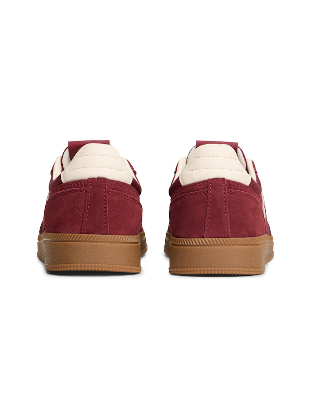 Tommy Jeans Plateausneaker »THE GREENWICH EDGE SUEDE« Freizeitschuh, Halbschuh, Schnürschuh mit gepolstertem Schaftrand