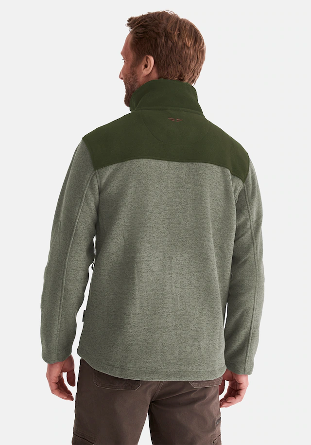 HERO by John Medoox Fleecejacke »JOEL Heavy Strick-Fleecejacke« Sherpa fleece Straight Fit Casual Sherpa für Herren