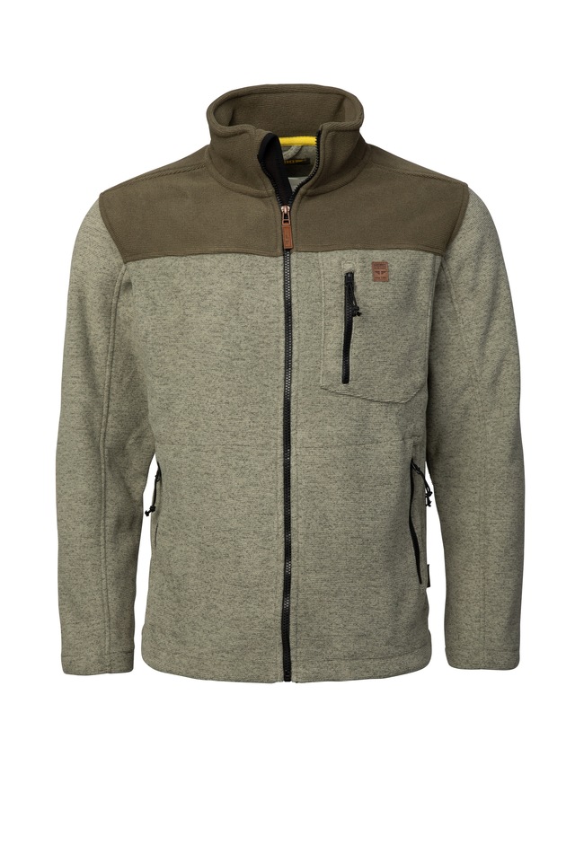 HERO by John Medoox Fleecejacke »JOEL Heavy Strick-Fleecejacke« Sherpa fleece Straight Fit Casual Sherpa für Herren