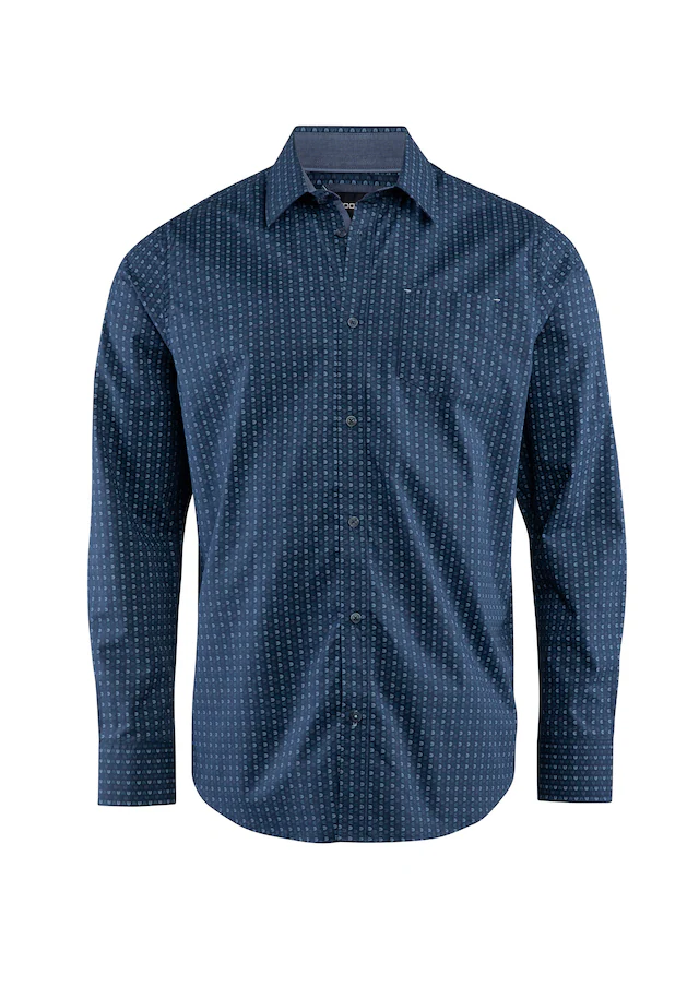 Stooker Men Langarmhemd »HUGH Hemd Langarm Regular Fit« Langarm Hemd Regular Fit für Herren