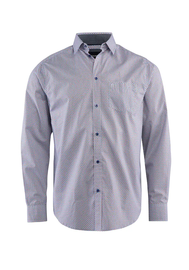 Stooker Men Langarmhemd »HUGH Hemd Langarm Regular Fit« Langarm Hemd Regular Fit für Herren