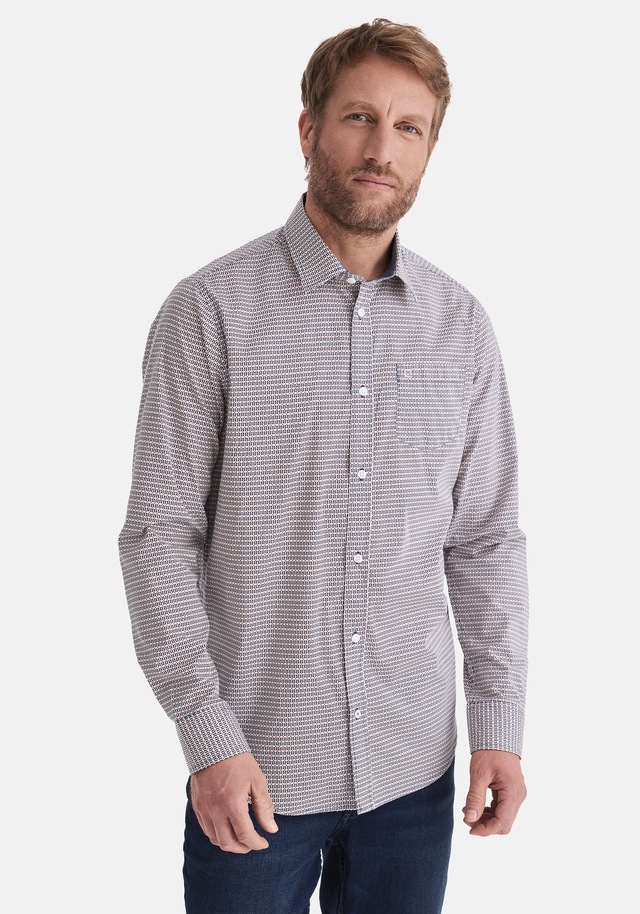 Stooker Men Langarmhemd »HUGH Hemd Langarm Regular Fit« Langarm Hemd Regular Fit für Herren
