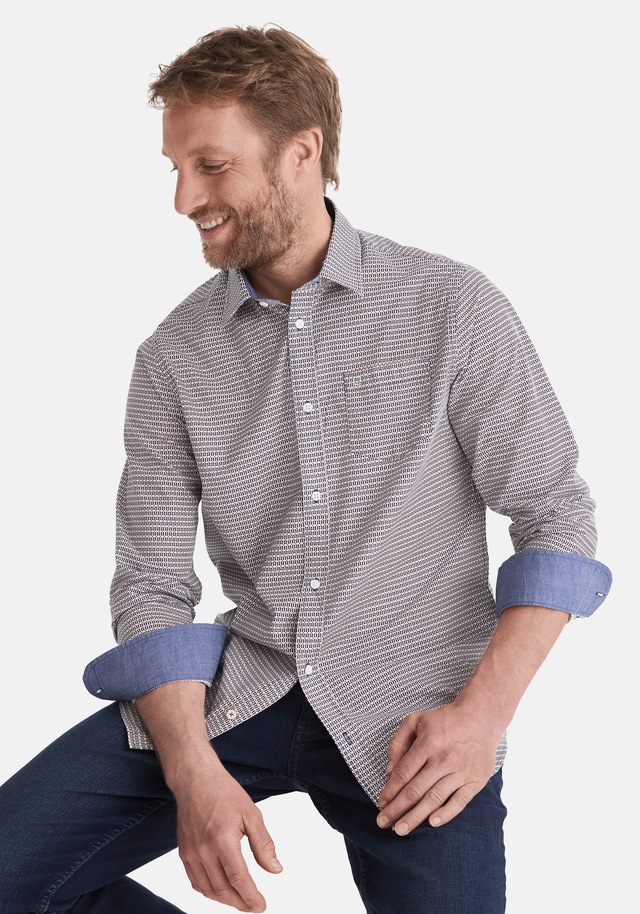 Stooker Men Langarmhemd »HUGH Hemd Langarm Regular Fit« Langarm Hemd Regular Fit für Herren