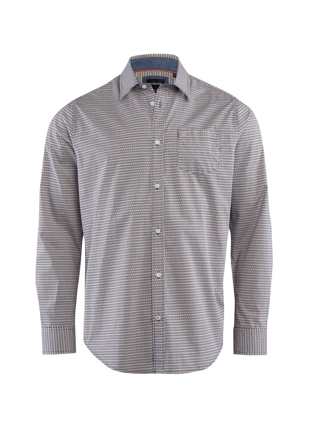 Stooker Men Langarmhemd »HUGH Hemd Langarm Regular Fit« Langarm Hemd Regular Fit für Herren