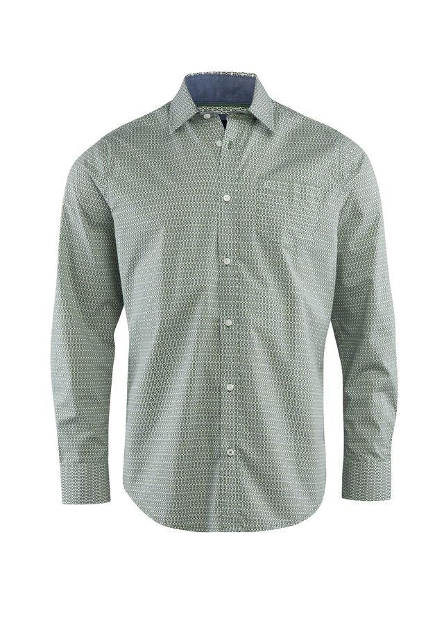 Stooker Men Langarmhemd »HUGH Hemd Langarm Regular Fit« Langarm Hemd Regular Fit für Herren