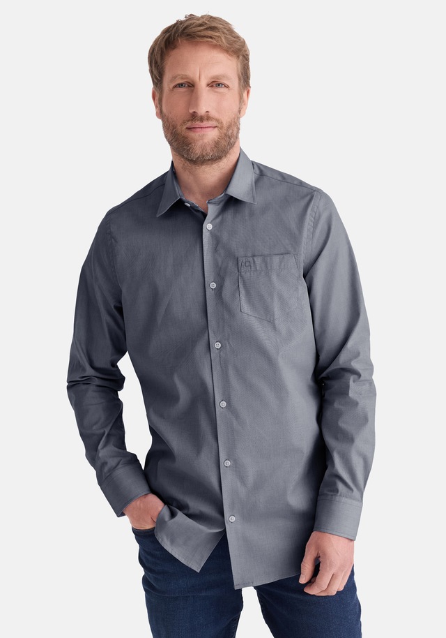 Stooker Men Langarmhemd »HUGH Hemd Langarm Regular Fit« Langarm Hemd Regular Fit für Herren