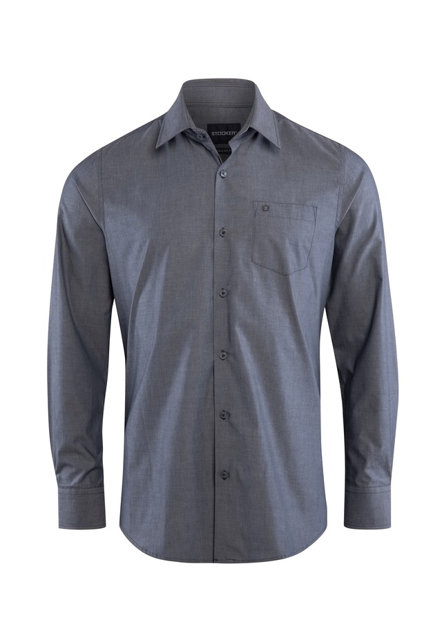 Stooker Men Langarmhemd »HUGH Hemd Langarm Regular Fit« Langarm Hemd Regular Fit für Herren