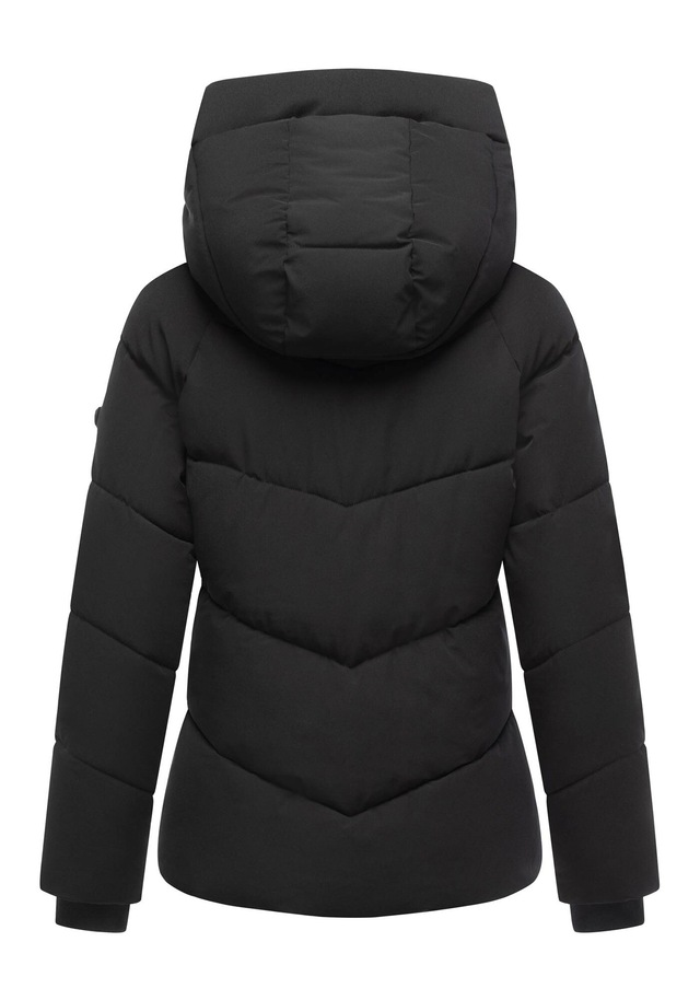 Marikoo Winterjacke »Kwamee« Schräg gesteppte Winterjacke mit fester Kapuze
