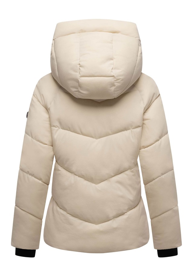 Marikoo Winterjacke »Kwamee« Schräg gesteppte Winterjacke mit fester Kapuze
