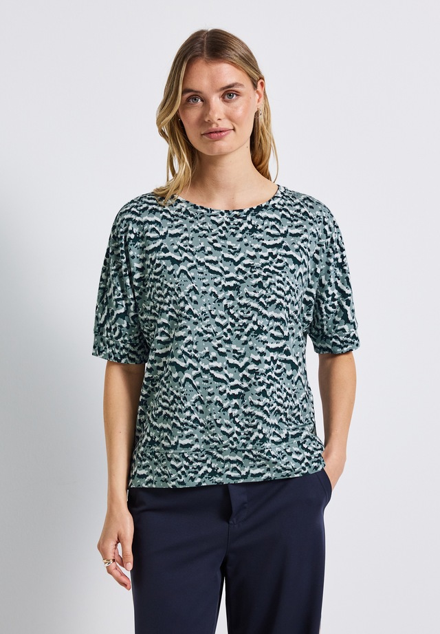 STREET ONE Rundhalsshirt im soften Baumwoll-Mix