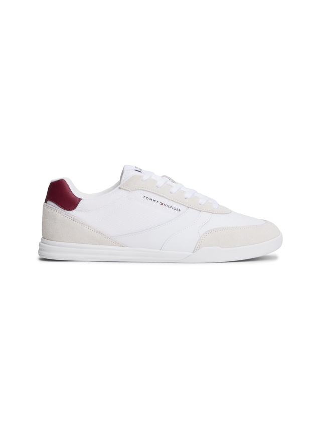 Tommy Hilfiger Sneaker »LOPRO CUP MIX« , Freizeitschuh, Halbschuh, Schnürschuh, Kontrastbesatz an der Ferse
