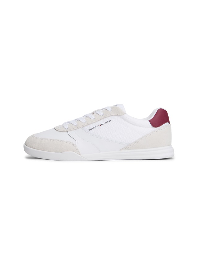 Tommy Hilfiger Sneaker »LOPRO CUP MIX« , Freizeitschuh, Halbschuh, Schnürschuh, Kontrastbesatz an der Ferse