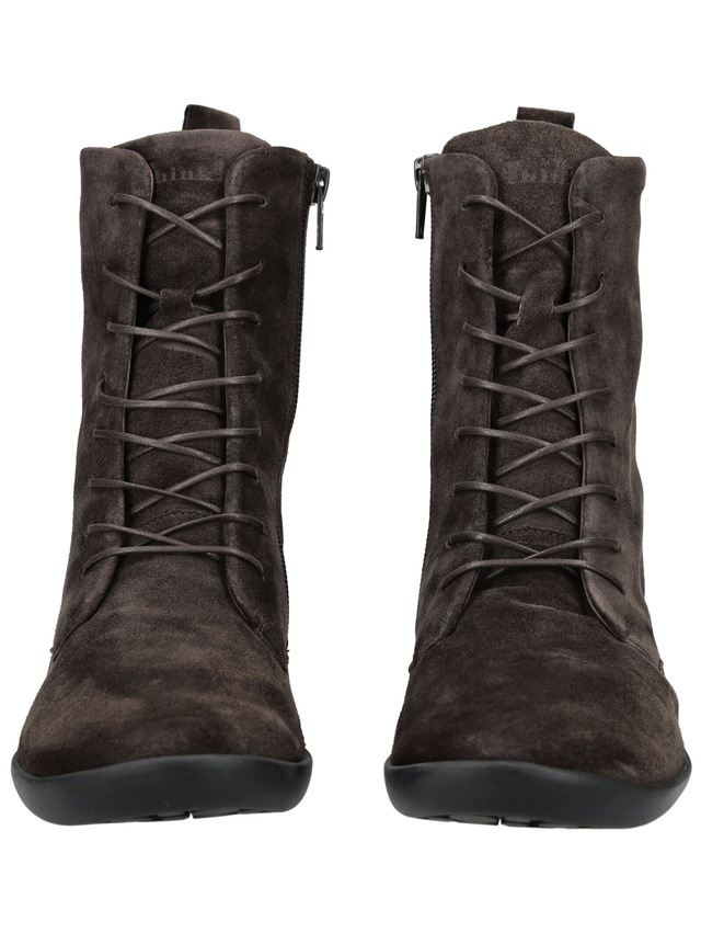 Think! Schnürstiefelette »Think! Stiefelette Veloursleder«