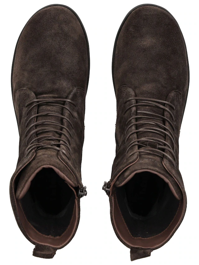 Think! Schnürstiefelette »Think! Stiefelette Veloursleder«