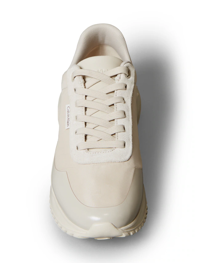 Calvin Klein Jeans Sneaker »EVA RUNNER LACE UP MAT MIX« Halbschuh, Freizeitschuh, Schnürschuh mit leichter Profilsohle