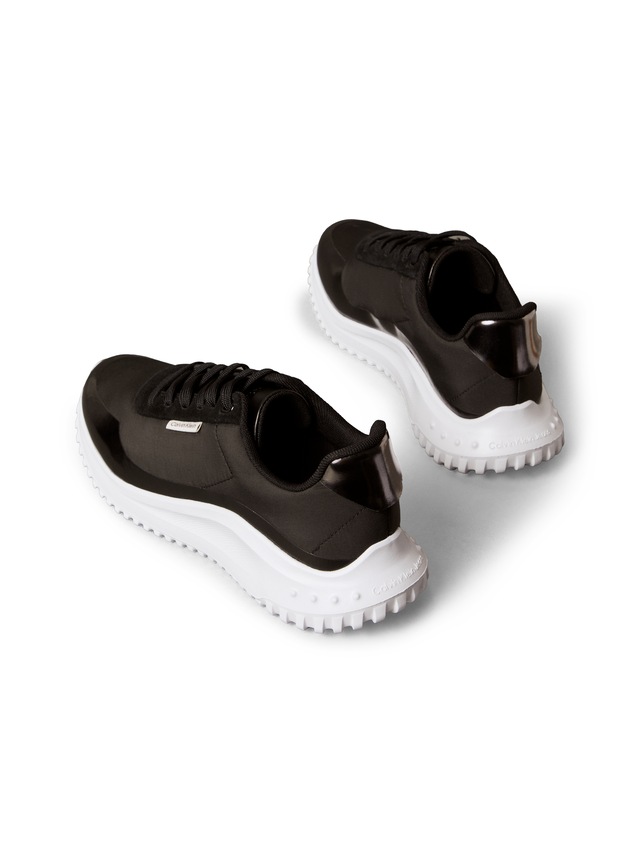 Calvin Klein Jeans Sneaker »EVA RUNNER LACE UP MAT MIX« Halbschuh, Freizeitschuh, Schnürschuh mit leichter Profilsohle