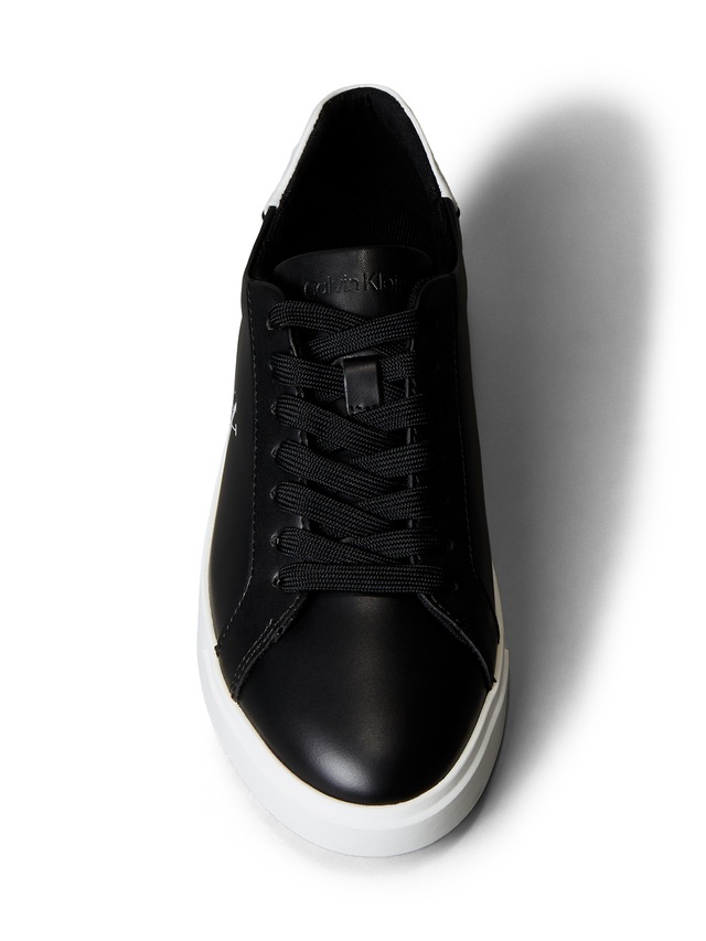 Calvin Klein Sneaker »LOW PRO CUP LACEUP LTH MOIRE« Halbschuh, Schnürschuh, Freizeitschuh mit heller Laufsohle