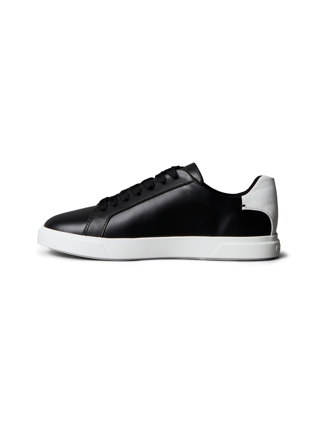 Calvin Klein Sneaker »LOW PRO CUP LACEUP LTH MOIRE« Halbschuh, Schnürschuh, Freizeitschuh mit heller Laufsohle