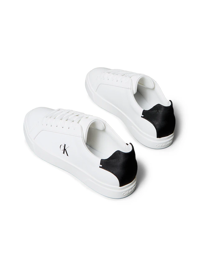 Calvin Klein Sneaker »LOW PRO CUP LACEUP LTH MOIRE« Halbschuh, Schnürschuh, Freizeitschuh mit heller Laufsohle