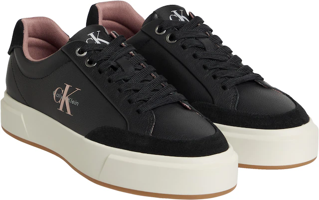 Calvin Klein Jeans Sneaker »BASKET CUPSOLE LACEUP LTH MIX« Basket-Sneaker, Halbschuh, Schnürschuh mit Plateausohle