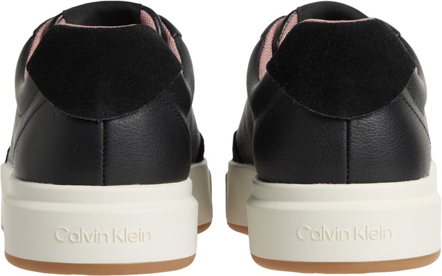 Calvin Klein Jeans Sneaker »BASKET CUPSOLE LACEUP LTH MIX« Basket-Sneaker, Halbschuh, Schnürschuh mit Plateausohle