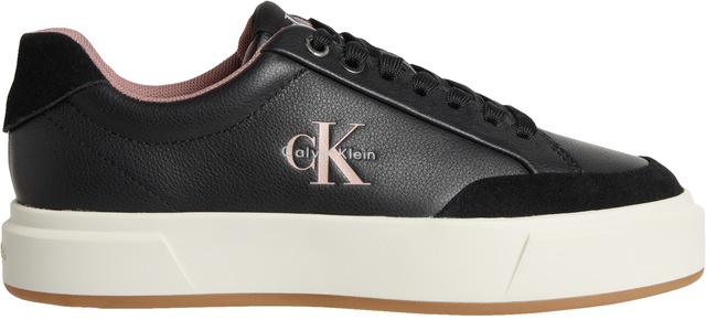 Calvin Klein Jeans Sneaker »BASKET CUPSOLE LACEUP LTH MIX« Basket-Sneaker, Halbschuh, Schnürschuh mit Plateausohle