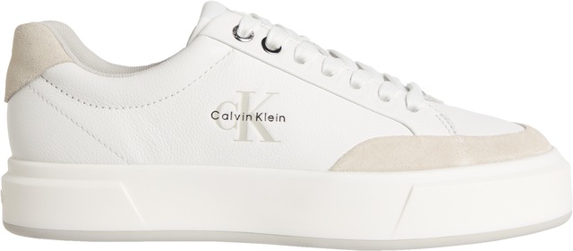 Calvin Klein Jeans Sneaker »BASKET CUPSOLE LACEUP LTH MIX« Basket-Sneaker, Halbschuh, Schnürschuh mit Plateausohle