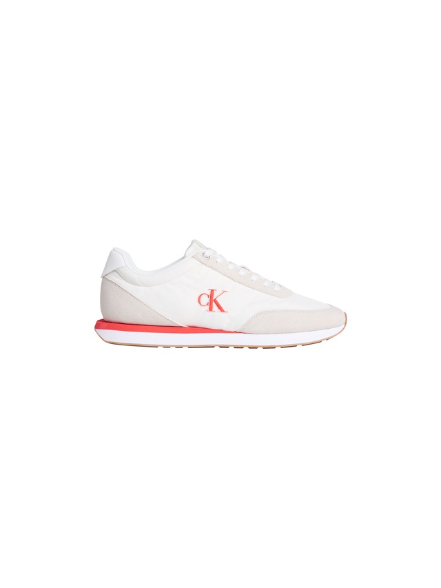 Calvin Klein Jeans Sneaker »RETRO RUNNER ESS MIX MAT« Freizeitschuh, Halbschuh, Schnürschuh mit Logo-Emblem