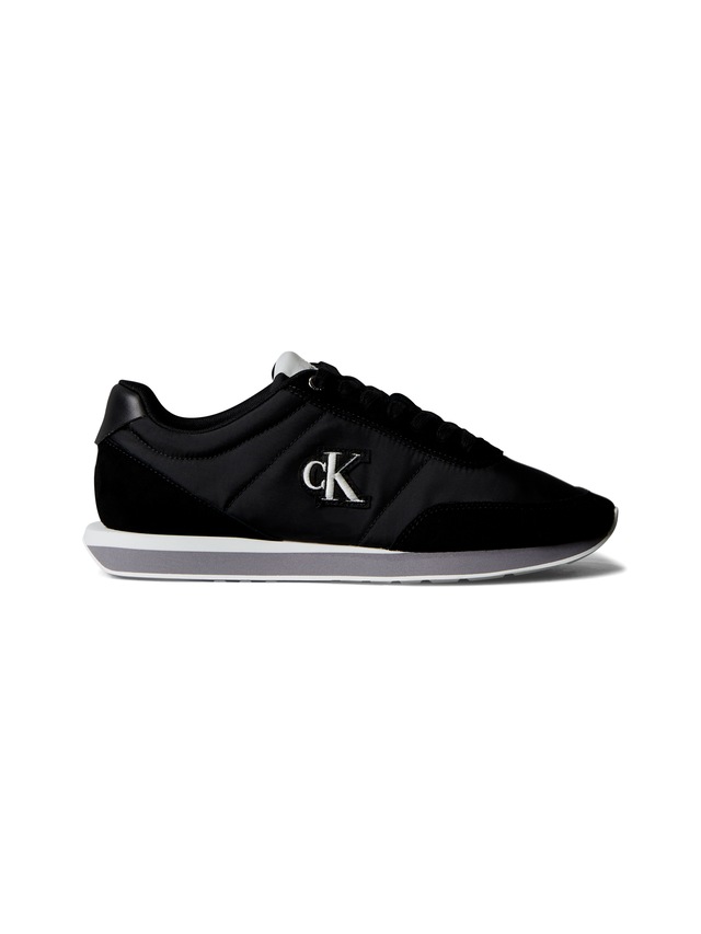Calvin Klein Jeans Sneaker »RETRO RUNNER ESS MIX MAT« Freizeitschuh, Halbschuh, Schnürschuh mit Logo-Emblem