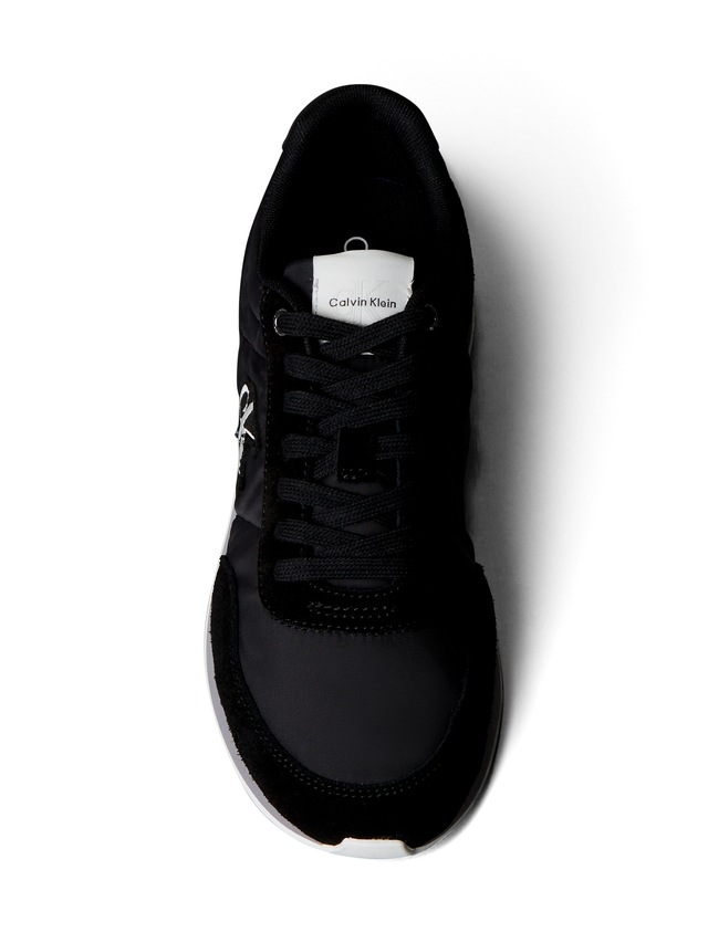 Calvin Klein Jeans Sneaker »RETRO RUNNER ESS MIX MAT« Freizeitschuh, Halbschuh, Schnürschuh mit Logo-Emblem