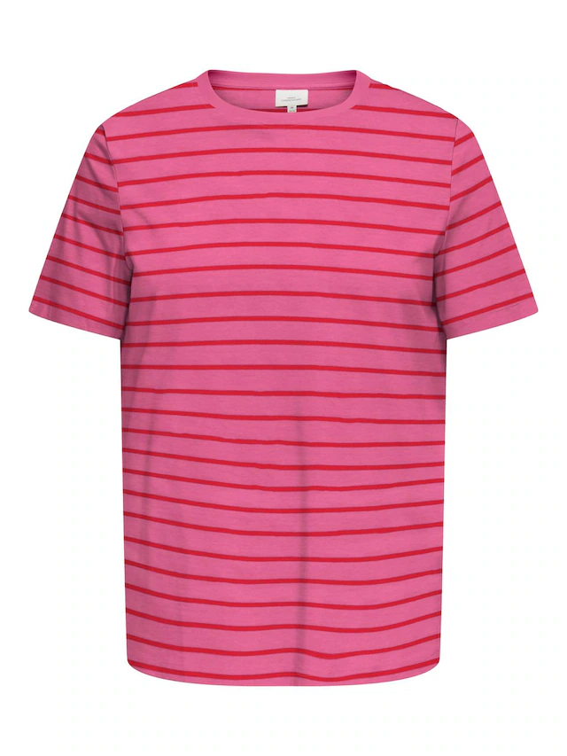 ONLY CARMAKOMA Rundhalsshirt »CARBLOOM LIFE S/S TOP JRS«