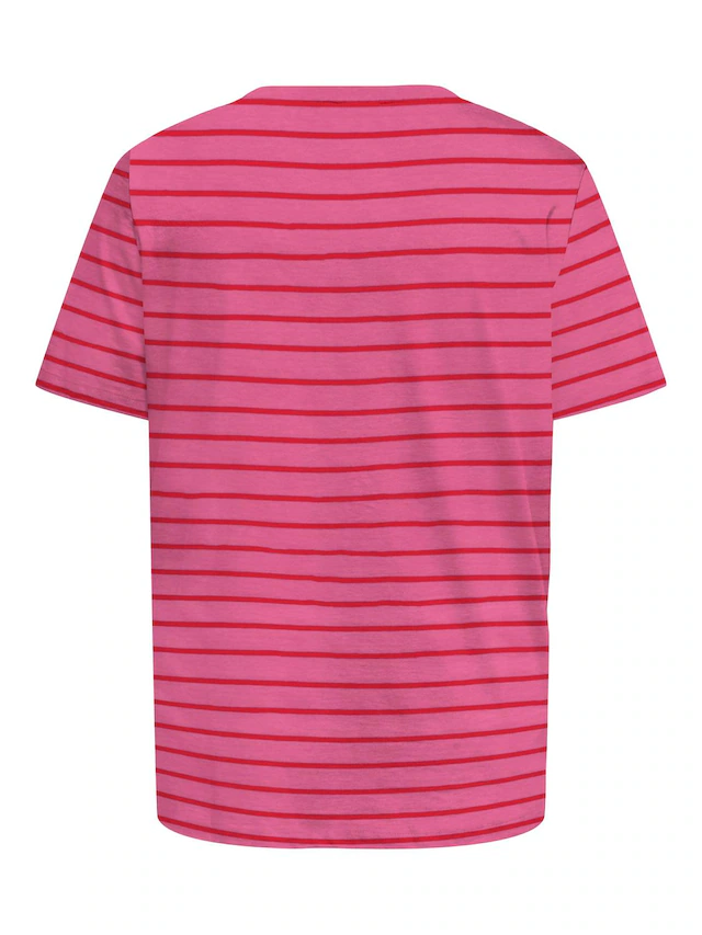 ONLY CARMAKOMA Rundhalsshirt »CARBLOOM LIFE S/S TOP JRS«