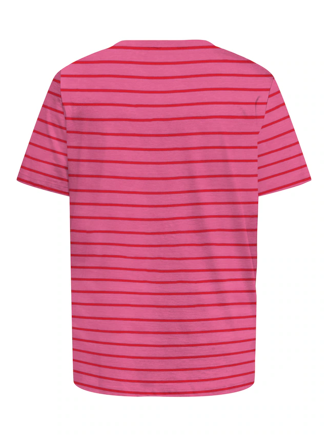 ONLY CARMAKOMA Rundhalsshirt »CARBLOOM LIFE S/S TOP JRS«