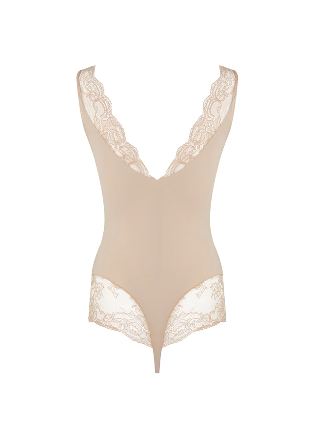 MAGIC Bodyfashion Stringbody leichter Shape-Effekt, elegant, mit Spitze