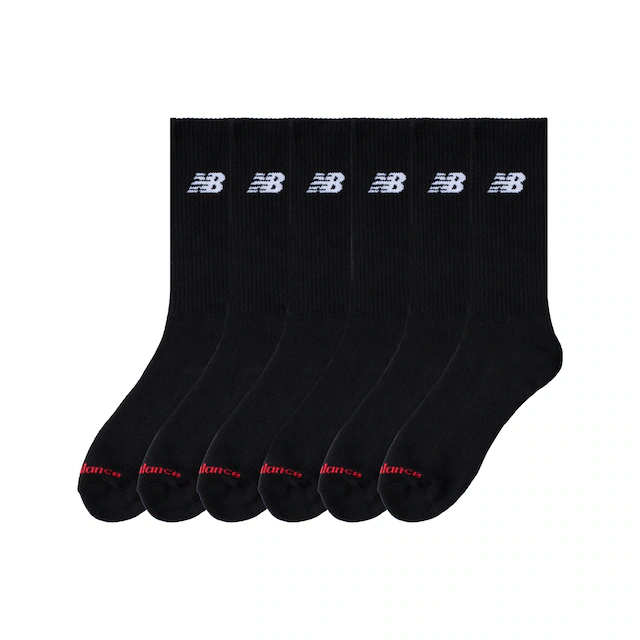 New Balance Sportsocken »EVERYDAY CREW 6 PAIRS« 6 Paar tlg. mit 6 Teilen, für sportive Aktivitäten geeignet, aus Baumwolle