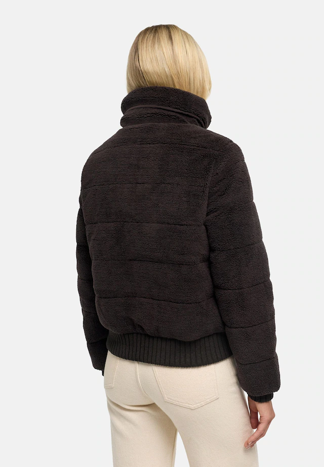 Navahoo Plüschjacke »Schneepuder 14« ohne Kapuze warme Damen Teddyjacke für den Winter