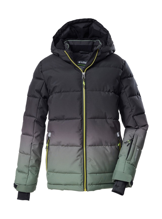 Killtec Steppjacke »KSW 252 MN QLTD JCKT« Wasserabweisende Steppjacke mit Kapuze, Schneefang und Kontrastdetails