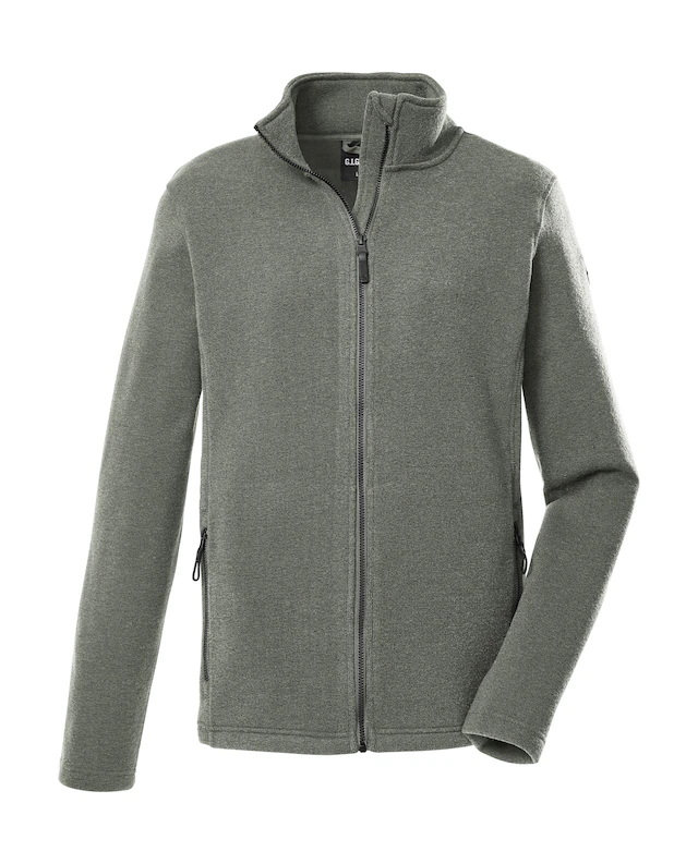 G.I.G.A. DX by killtec Fleecejacke »GW 81 MN KNTFLC JCKT« Strickfleecejacke, Melange-Optik, Zipper-Taschen, Kinnschutz