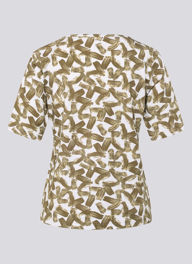 Rabe Rundhalsshirt mit Allover-Muster